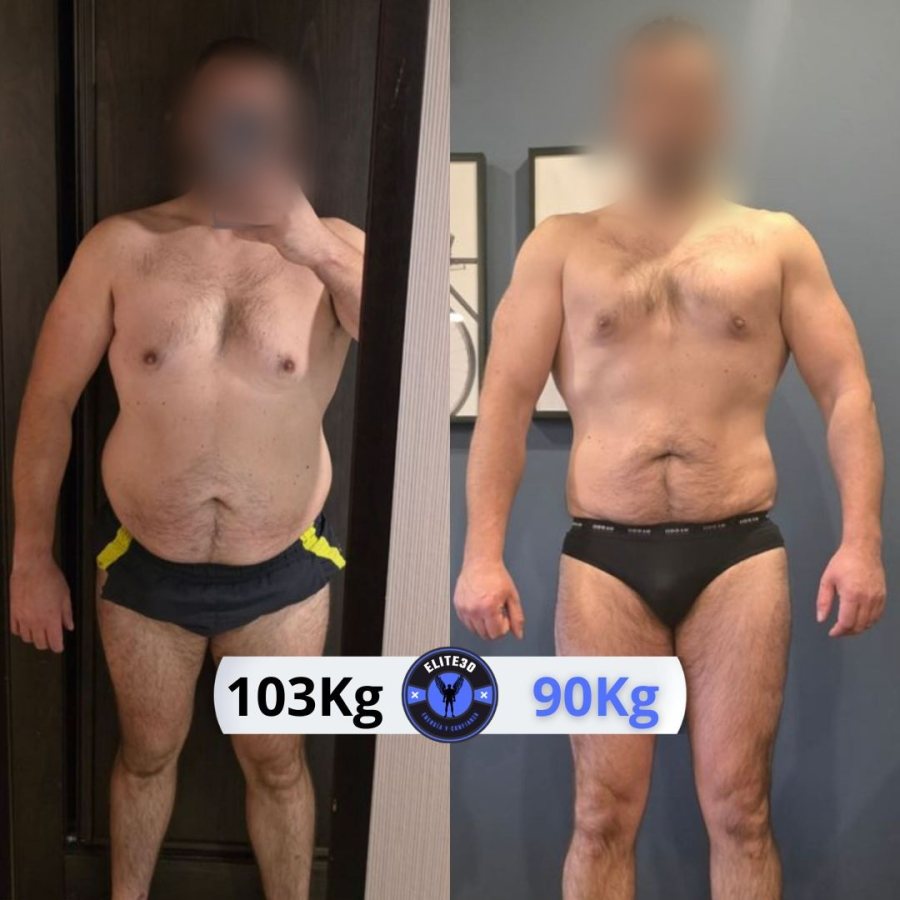 Antonio, 48 años: de 103 a 90 kg