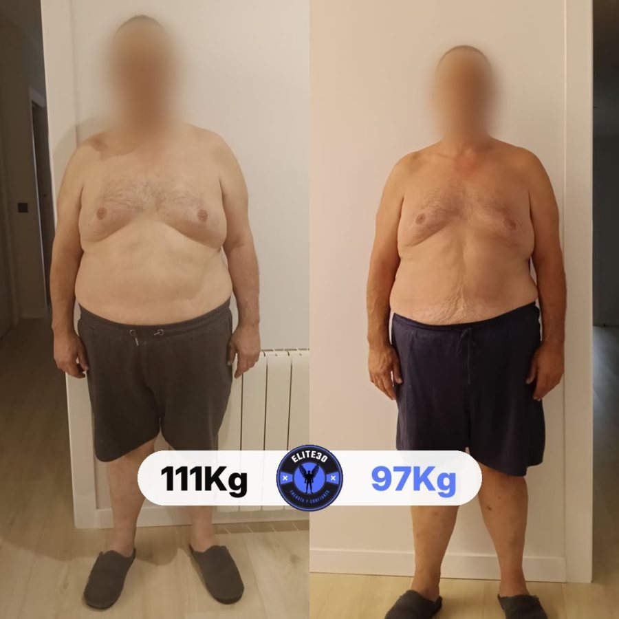 Enrique, 58 años: de 111 a 97 kg