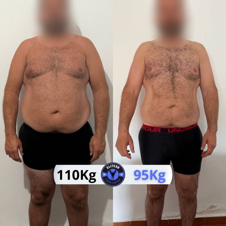 Esteban, 46 años: de 110 a 95 kg