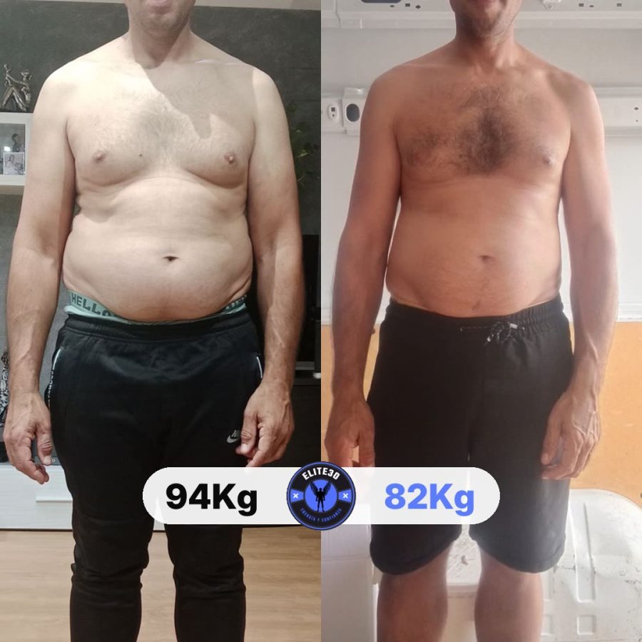 Luis Miguel, 46 años: de 94 a 82 kg